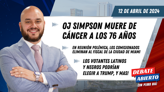 Debate Abierto con Pedro Diaz: 12 de Abril de 2024