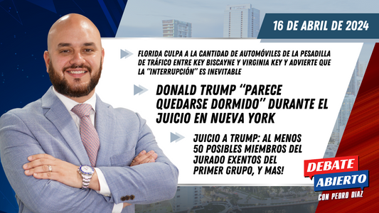 Debate Abierto con Pedro Diaz: 16 de Abril de 2024