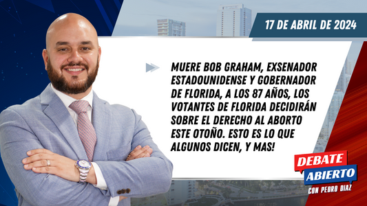 Debate Abierto con Pedro Diaz: 17 de Abril de 2024