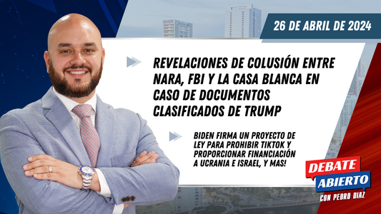 Debate Abierto con Pedro Diaz: 26 de Abril de 2024