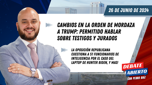 Debate Abierto con Pedro Diaz: 26 de Junio de 2024