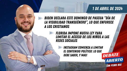 Debate Abierto con Pedro Diaz: 1 de Abril de 2024