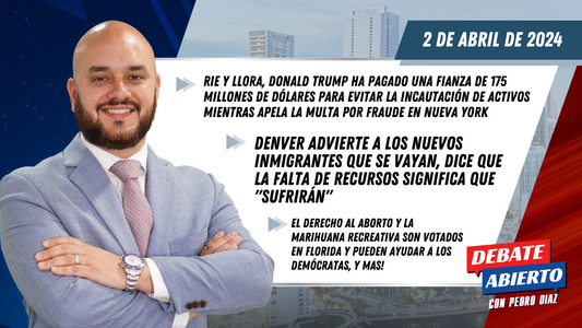 Debate Abierto con Pedro Diaz: 1 de Abril de 2024