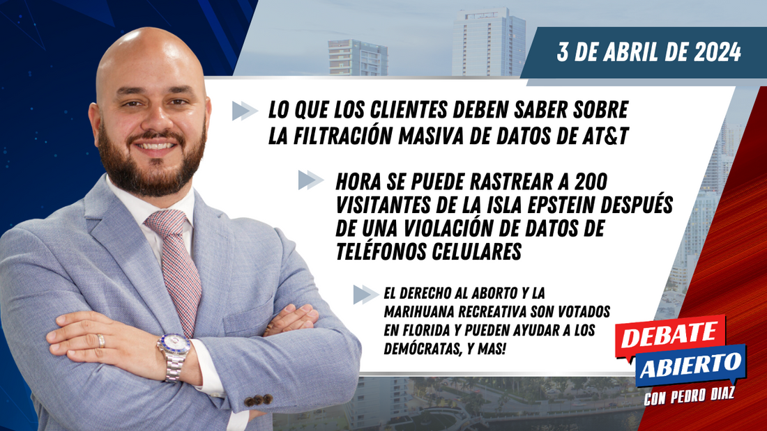 Debate Abierto con Pedro Diaz: 3 de Abril de 2024